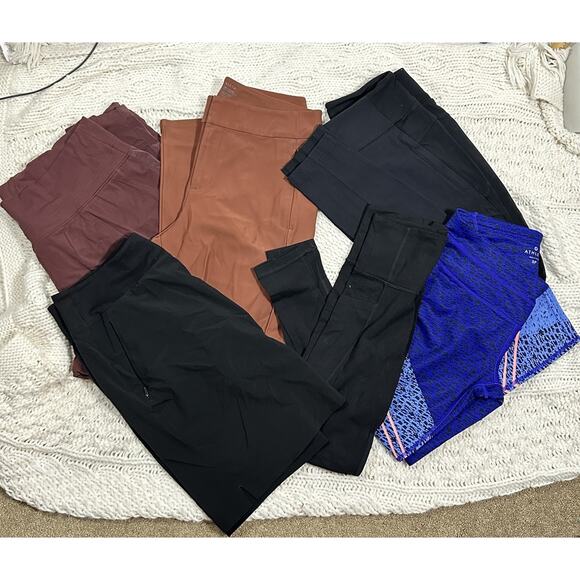 Athleta Women’s Bottoms Lot 6 Leggings Joggers Skirt XS–XL Tall - Picture 2 of 2